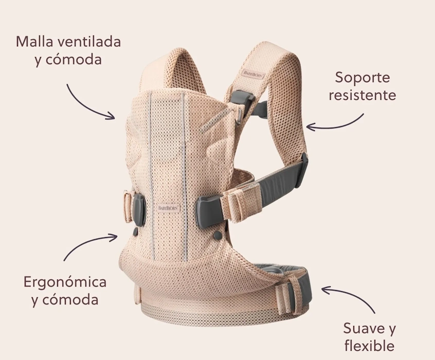 Características de la mochila portabebés Babybjorn One Air